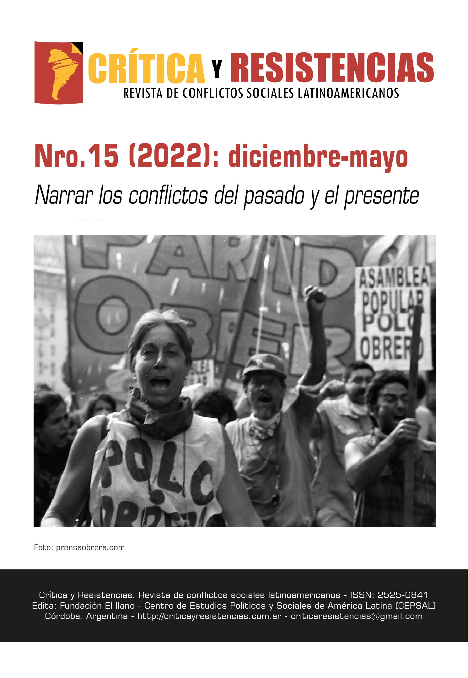 					Ver Núm. 15 (2022): diciembre-mayo
				