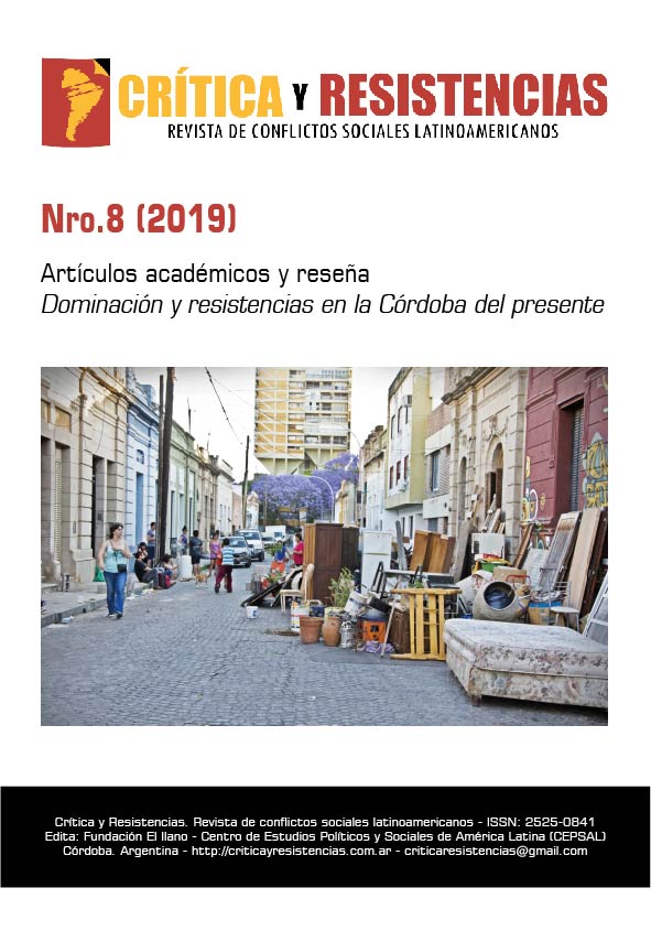 					Ver Núm. 8 (2019): Revista Crítica y Resistencias
				